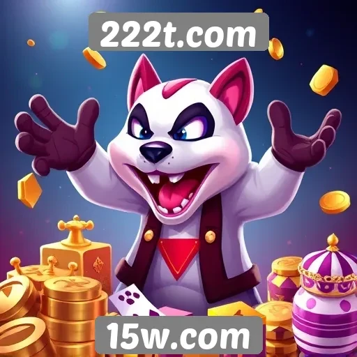 Variedade de jogos disponíveis em 222t.com
